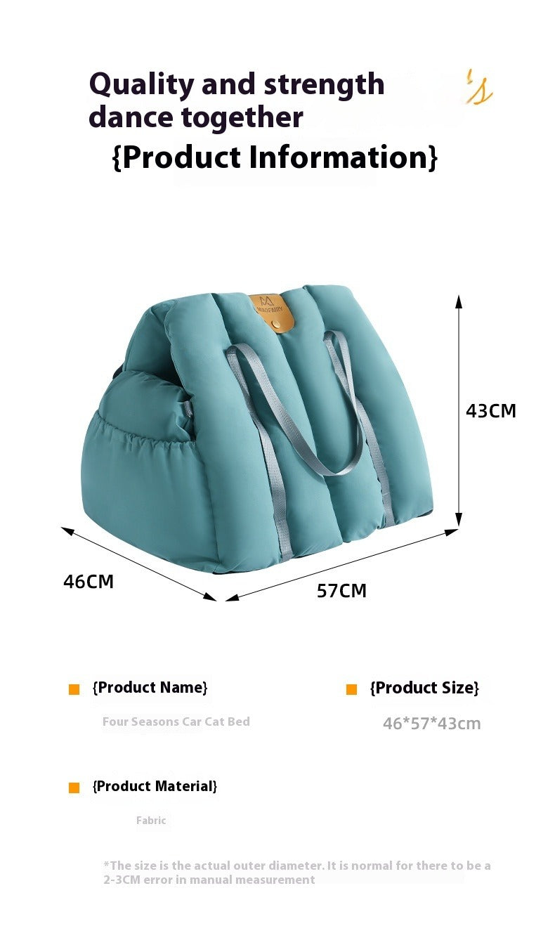 Enclosed Car Cat Bed