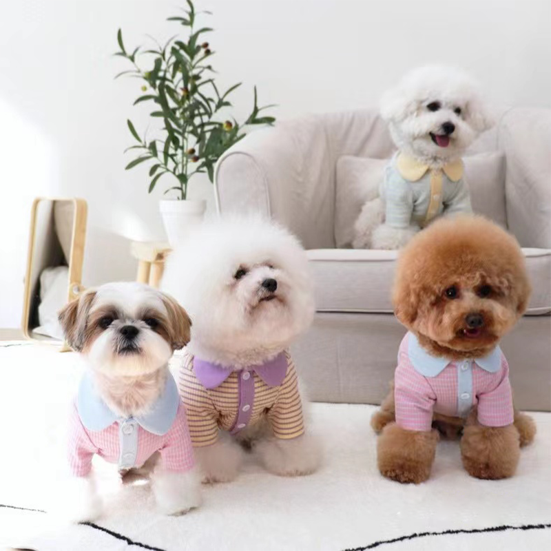 Striped Polo Shirt for Stylish Cats and Dogs