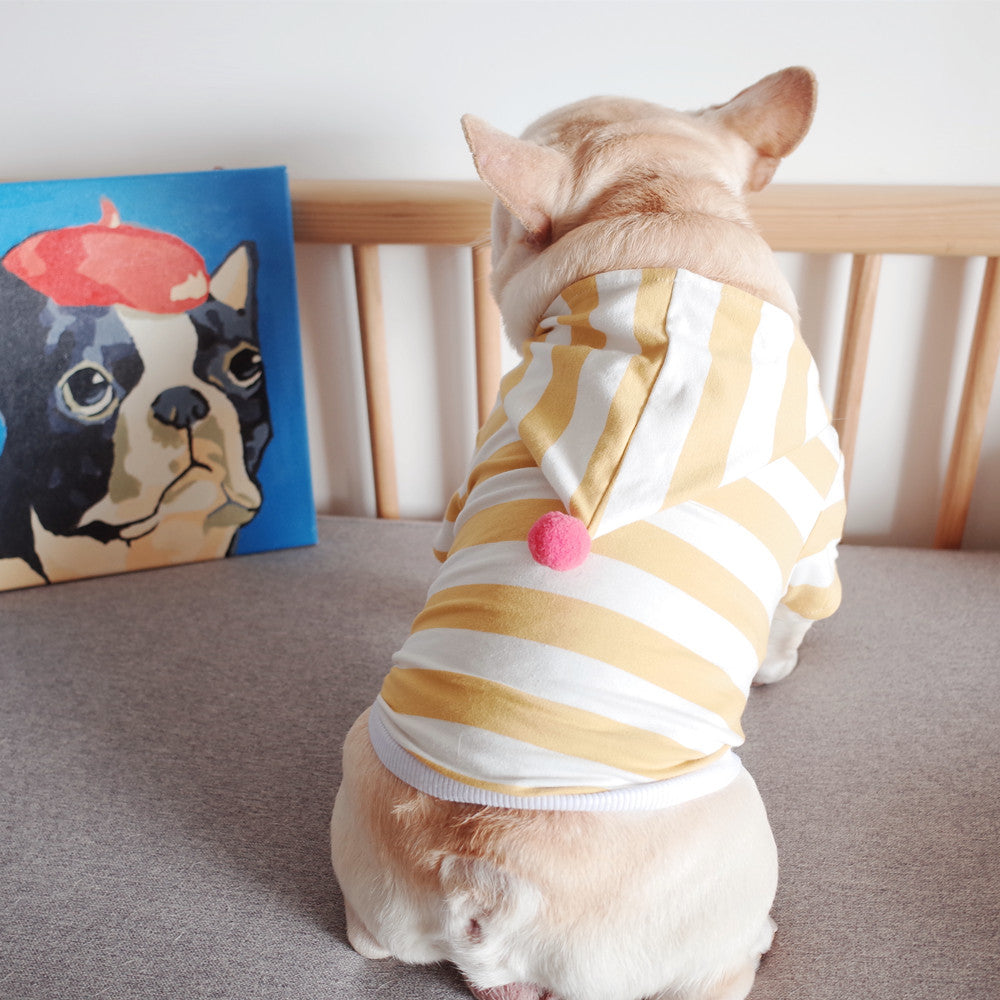 Striped Hoodie for Dogs - Summer Stretch Apparel