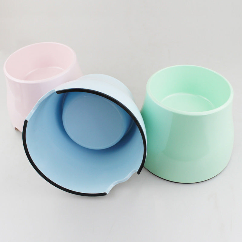 Pet Feeding Bowl with Anti-Slip Design and Neck Guard