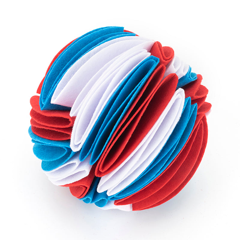 Foldable Dog Snuffle Ball for IQ Training Games