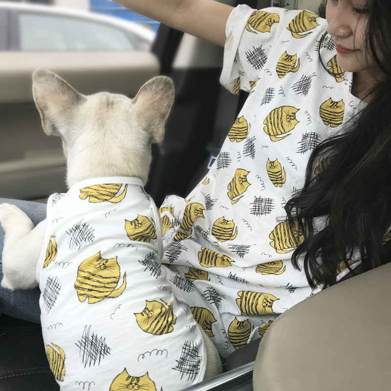 Summer Cat Family Matching Outfits - Lightweight Vest