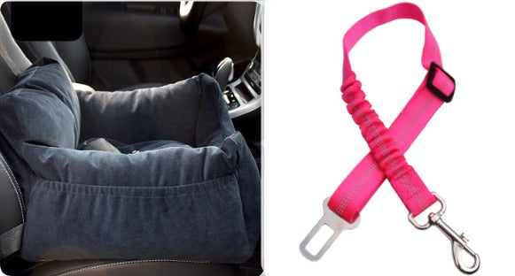 Pet Car Seat Bed for Dogs & Cats