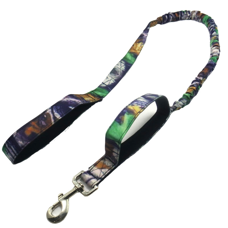 Camouflage Drawstring Elastic Pet Leash