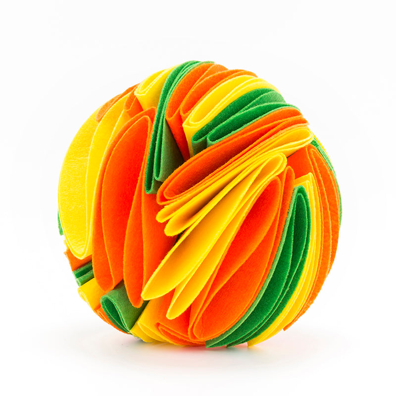 Foldable Dog Snuffle Ball for IQ Training Games