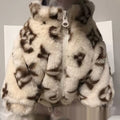 Autumn Winter Smoked Fur Dog Coat