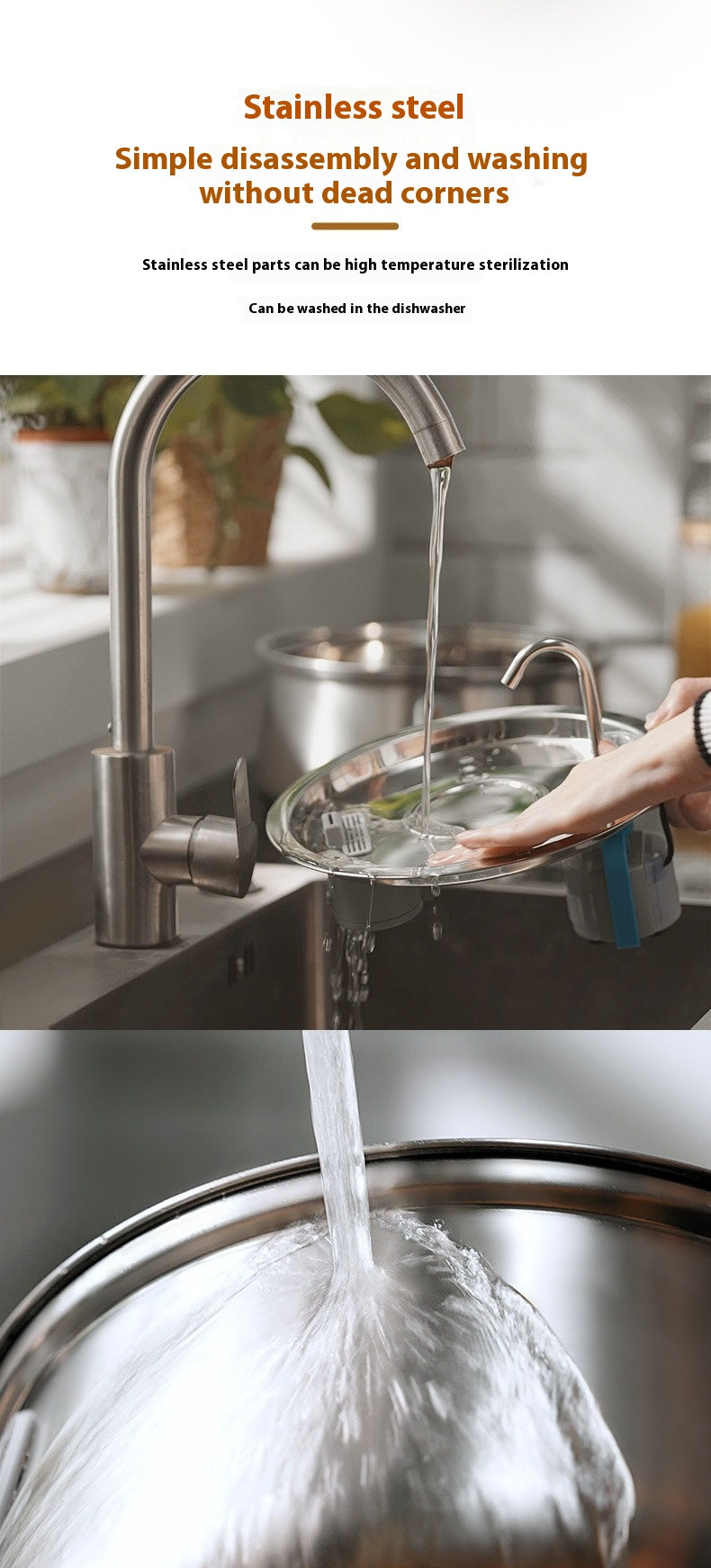4L Stainless Steel Pet Water Dispenser