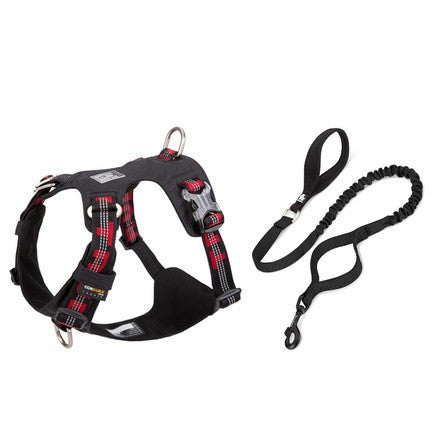 Large Pet Walking Dog Traction Rope and Chest Strap
