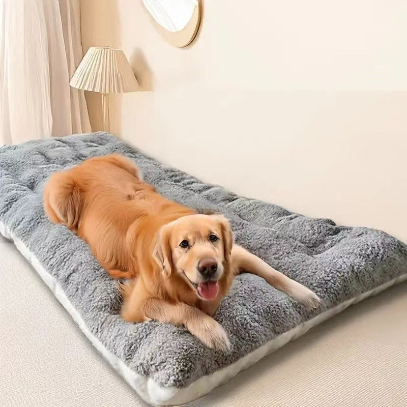 Winter Fleece-Lined Thick Dog Bed Mat