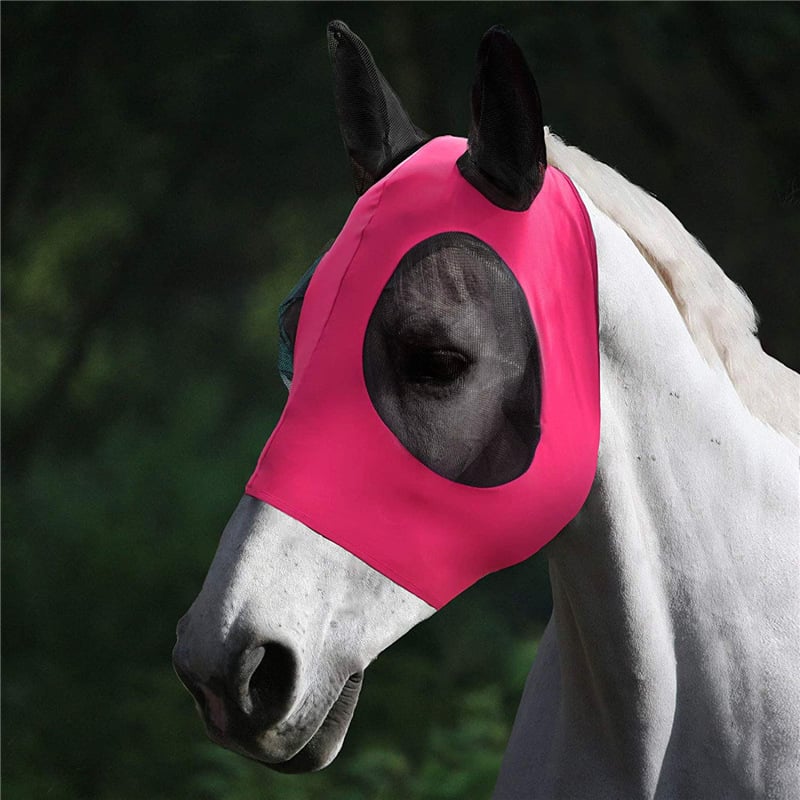Lycra Horse Fly Mask with Ears for UV Protection