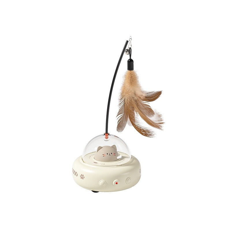 Smart Electric UFO Cat Teaser Toy