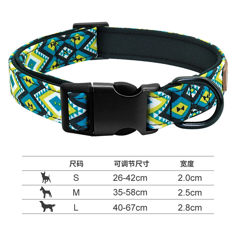 Reflective Dog Collar with Engraving for Pets