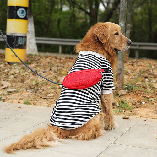 Autumn Striped Vest for Medium to Large Dogs