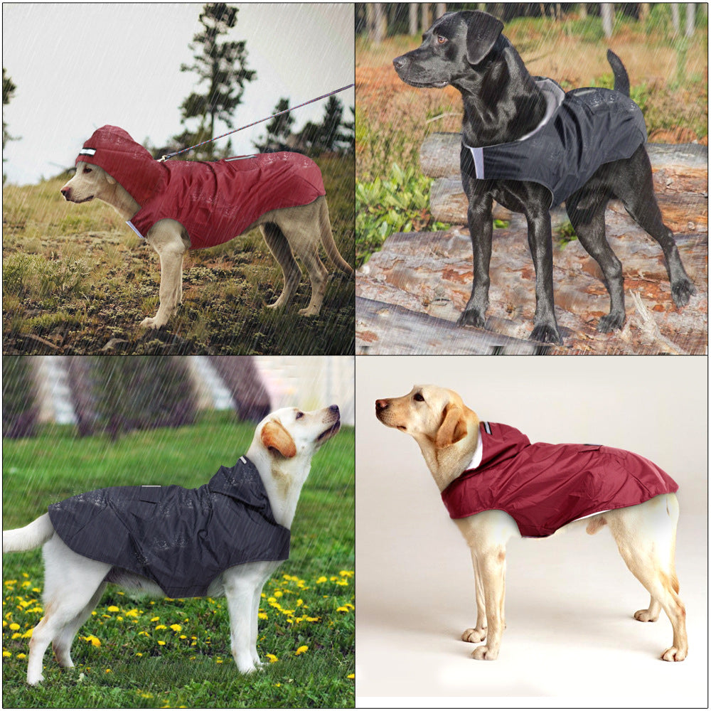 Reflective Waterproof Dog Raincoat