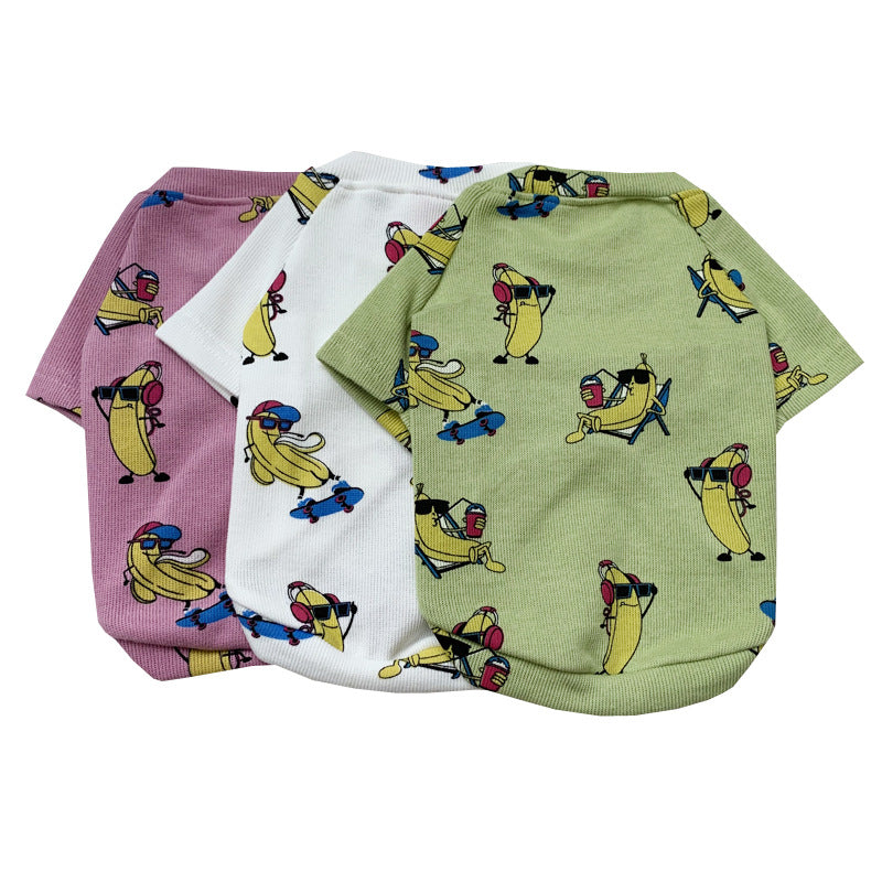 Pet Dog and Cat Cartoon Hoodie for Spring and Autumn