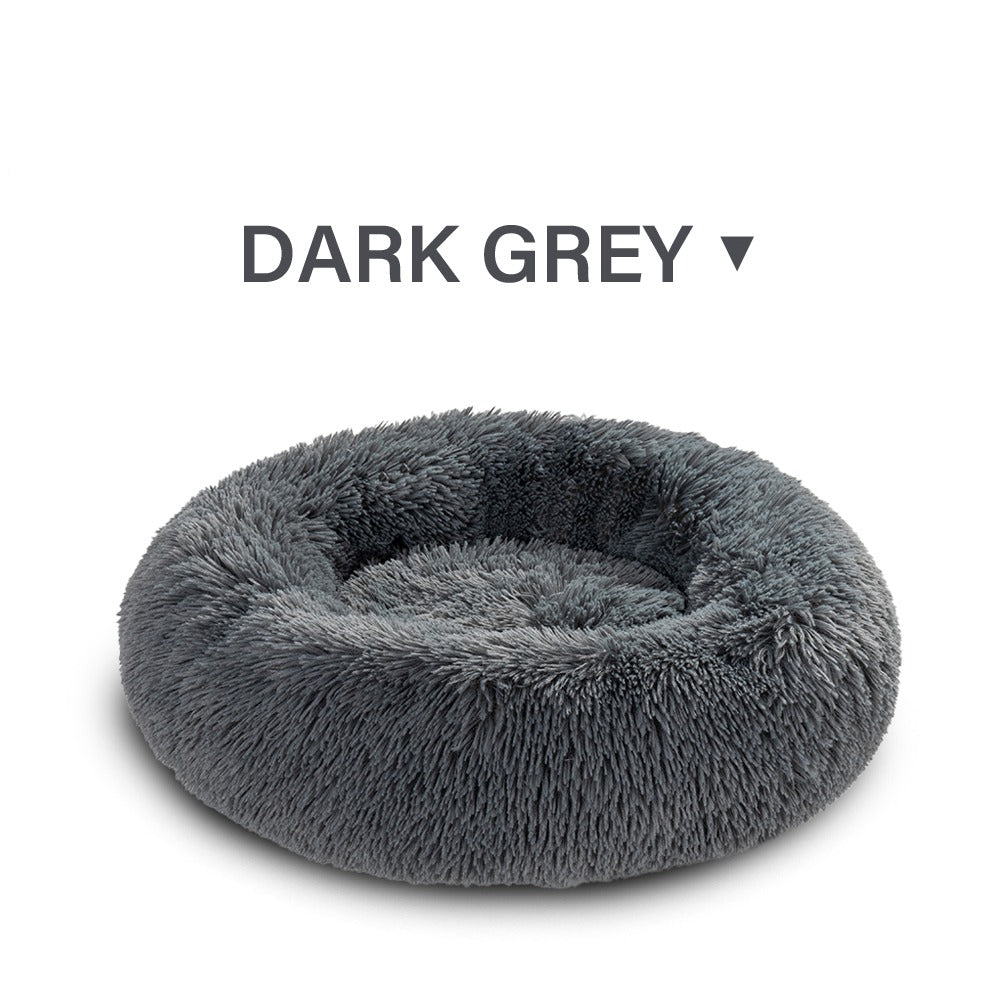 Washable Donut Pet Bed for Cats and Dogs