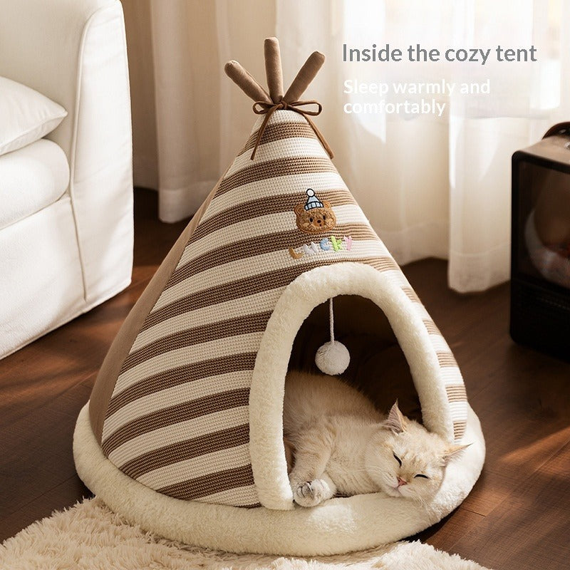 Thick Knitted Pet Bed