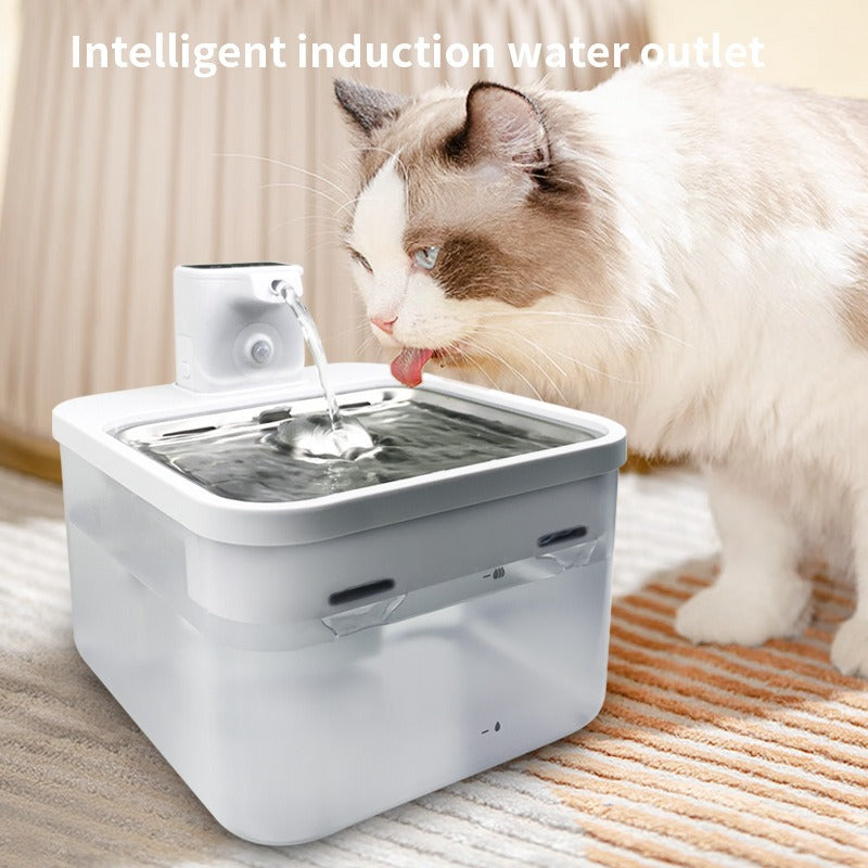 Self-circulating Rechargeable Wireless Pet Water Dispenser