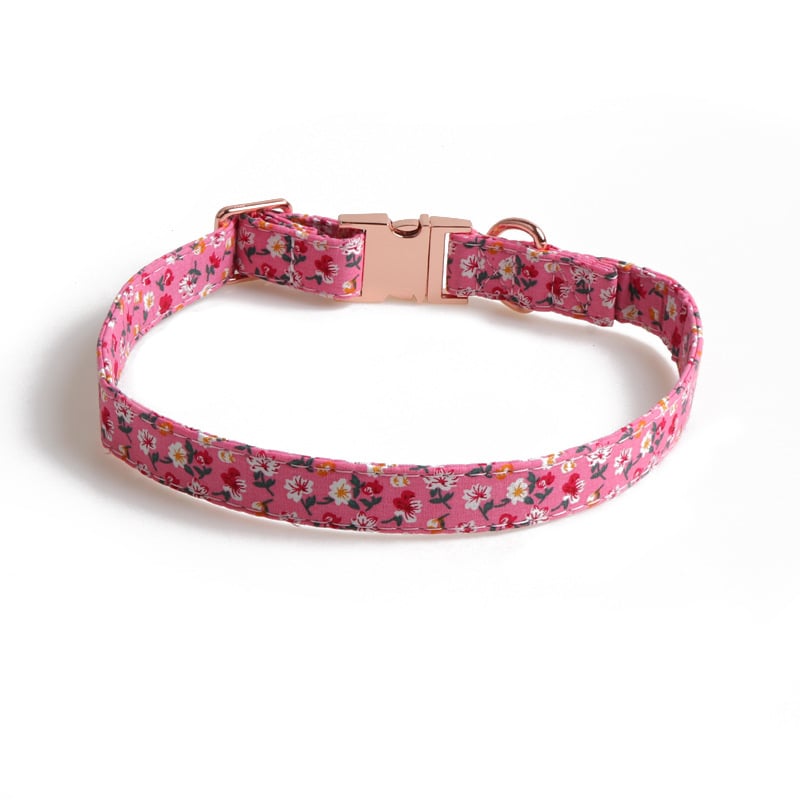 Metal Bow Pet Collar - Stylish and Durable Design