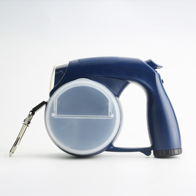 LED Retractable Pet Leash with Waste Bag Holder - 5M