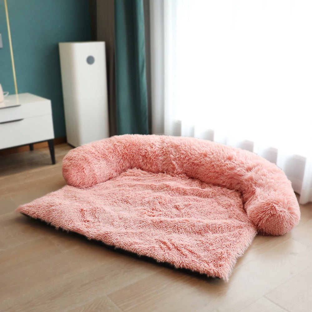 Removable Plush Pet Bed Mat