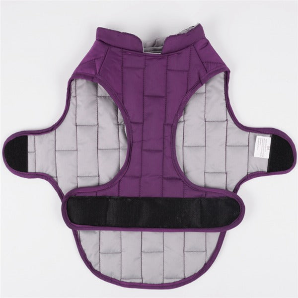 Two-Tone Plaid Dog Jacket