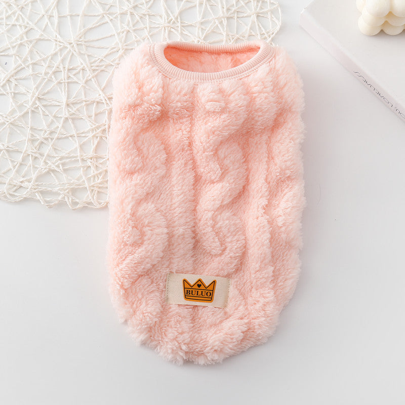 Double-Sided Fleece Cotton Vest for Dogs