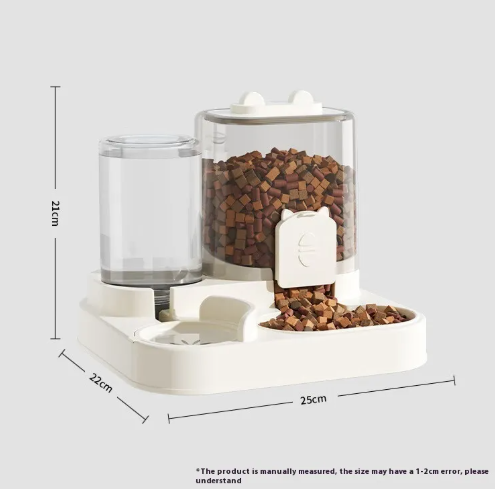 Automatic Pet Feeder with Water Dispenser - Large Capacity