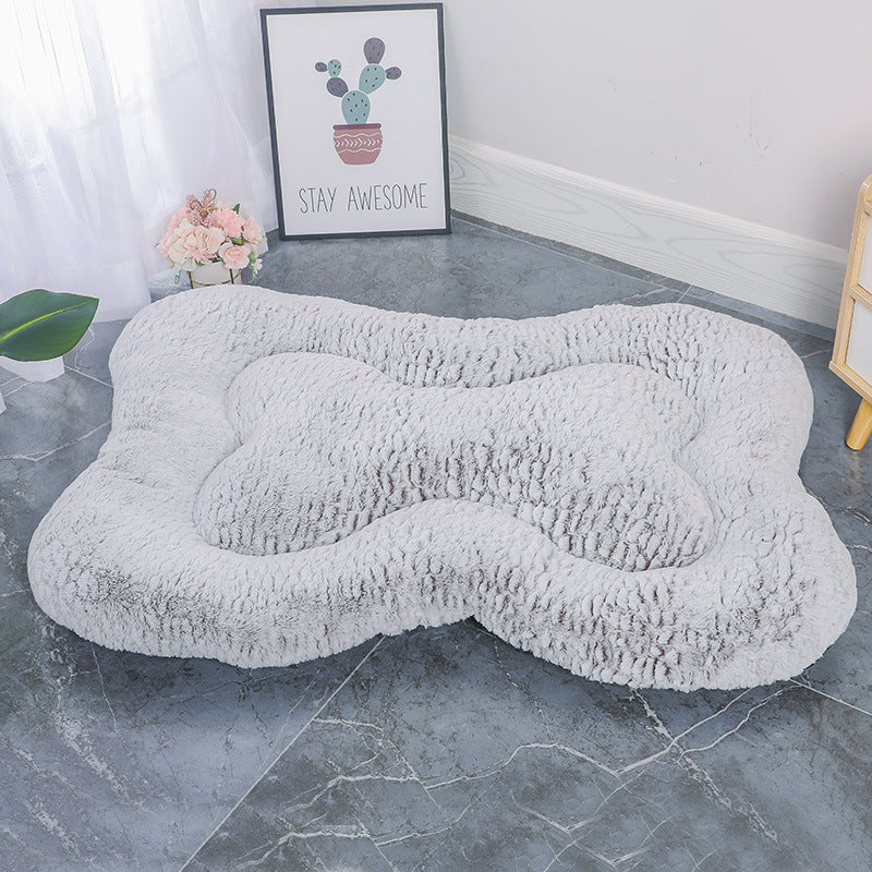 Universal Rose Pattern Bone Pad for Cats and Dogs