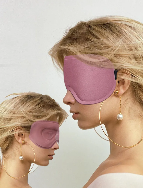 3D Contoured Blackout Sleep Mask