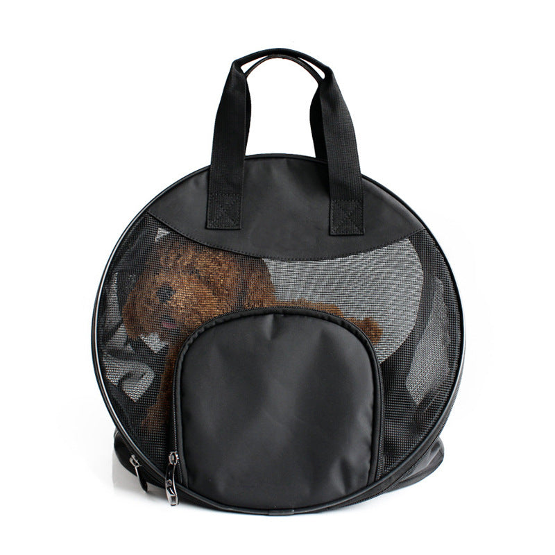 Portable Breathable Cat Carrier Bag (Foldable Design)