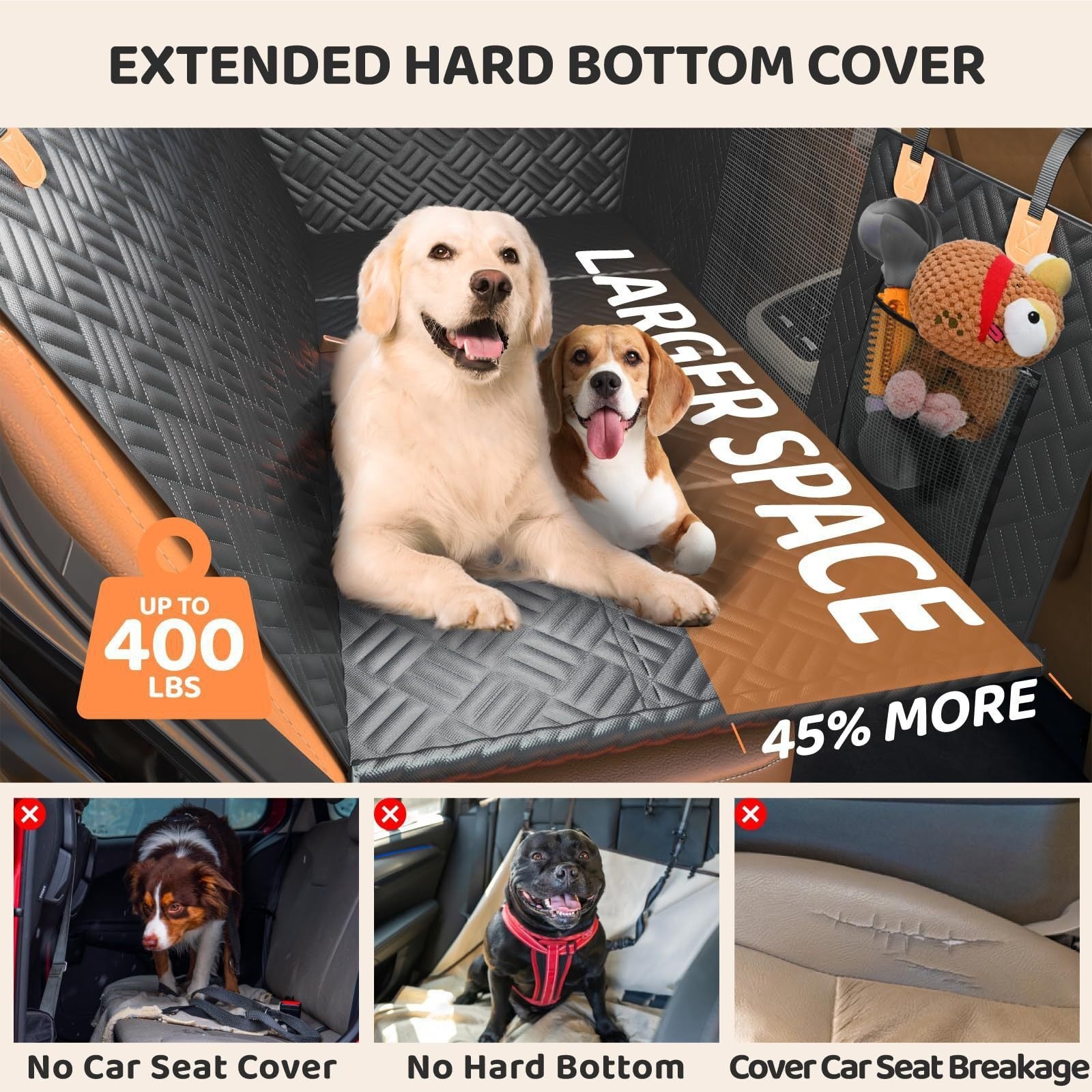 Car Pet Mat for Rear Seat