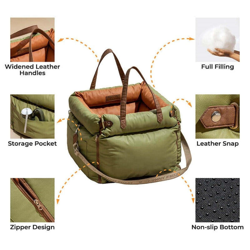 Removable Washable Pet Car Nest
