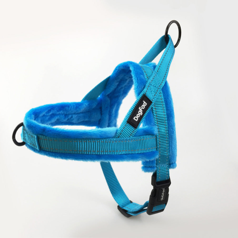 Comfortable Fleece Lined Dog Harness with Leash