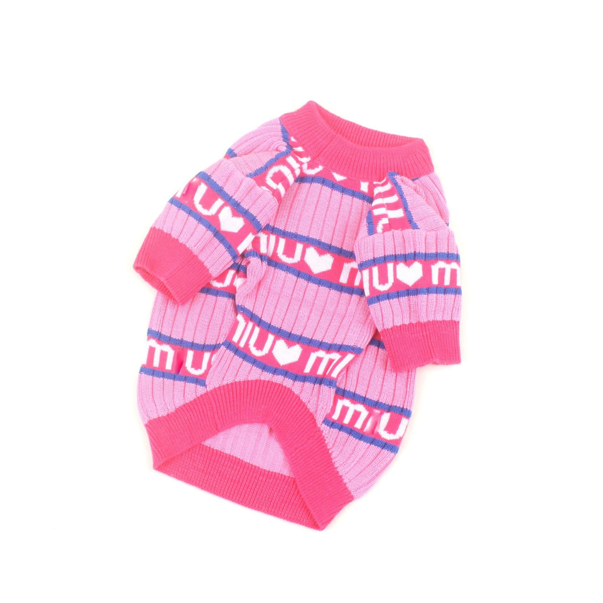 Trendy Brand Pet Dog Clothes - Ice Silk Thin Sweater
