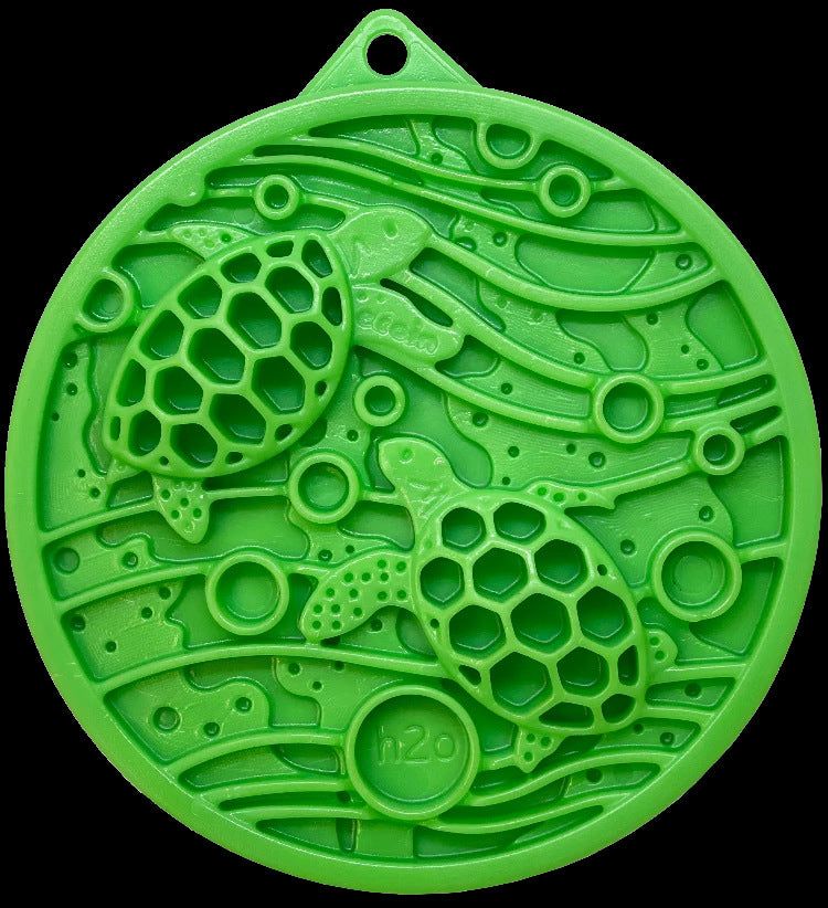 Interactive Slow Feeder Dog Bowl with Mandala Design