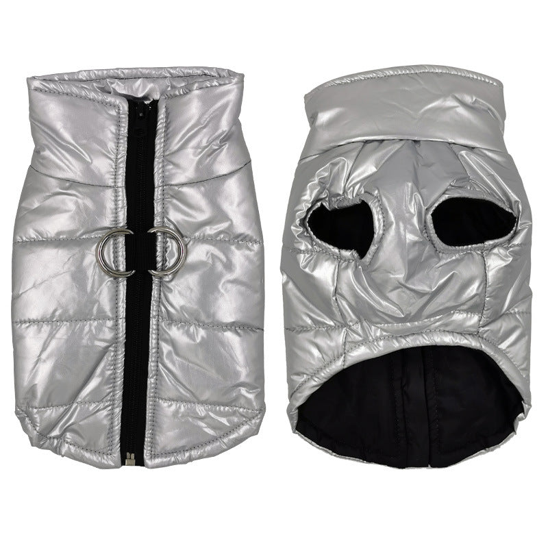 Waterproof Dog Jacket with Cotton Vest Design