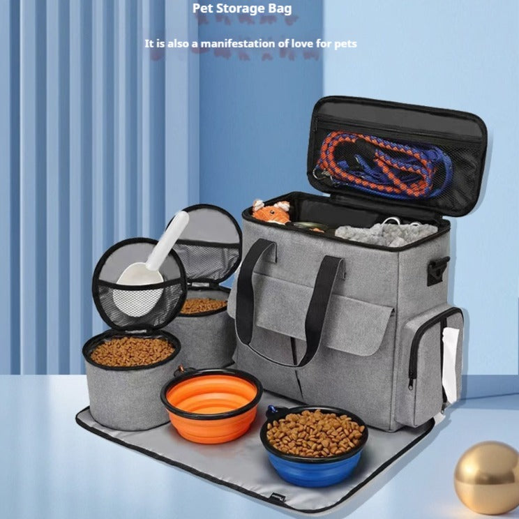 Dog Travel Backpack Set
