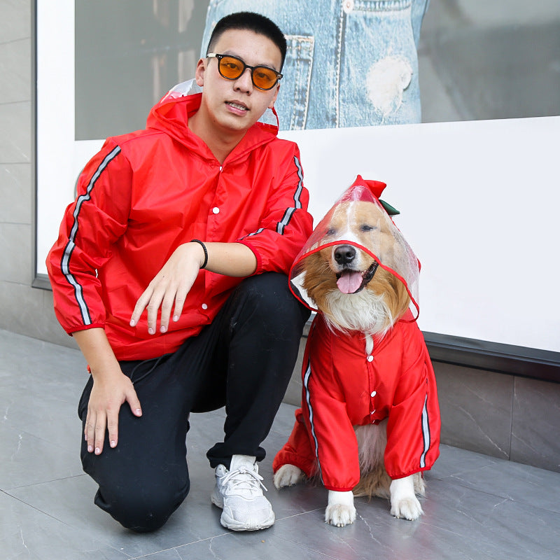 Four-Legged Waterproof Raincoat for Pets
