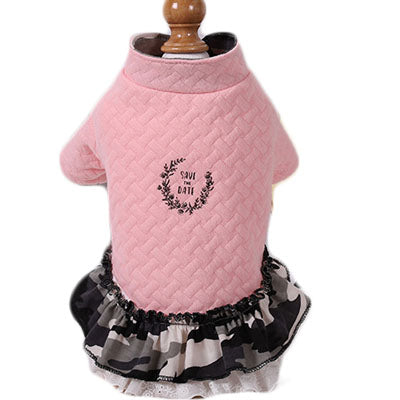 Warm Cotton Skirt for Dogs - New Style Pet Clothes