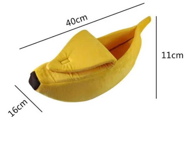 Banana Shaped Pet House Dog Bed