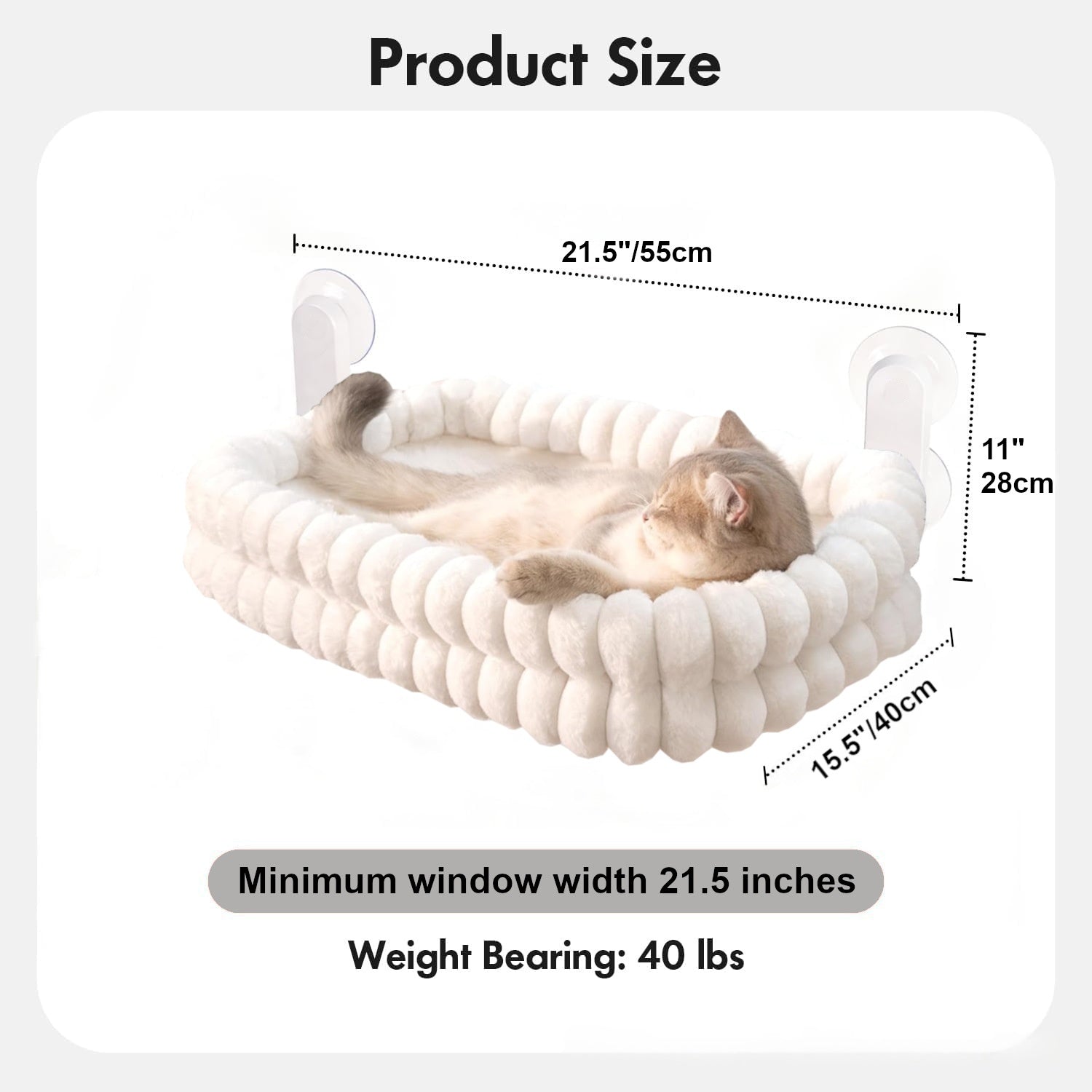 Window Cat Hammock Window-Suspended Cat Hammock Bed