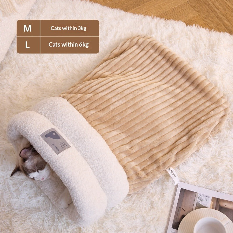 Warm Cat Sleeping Bag Bed