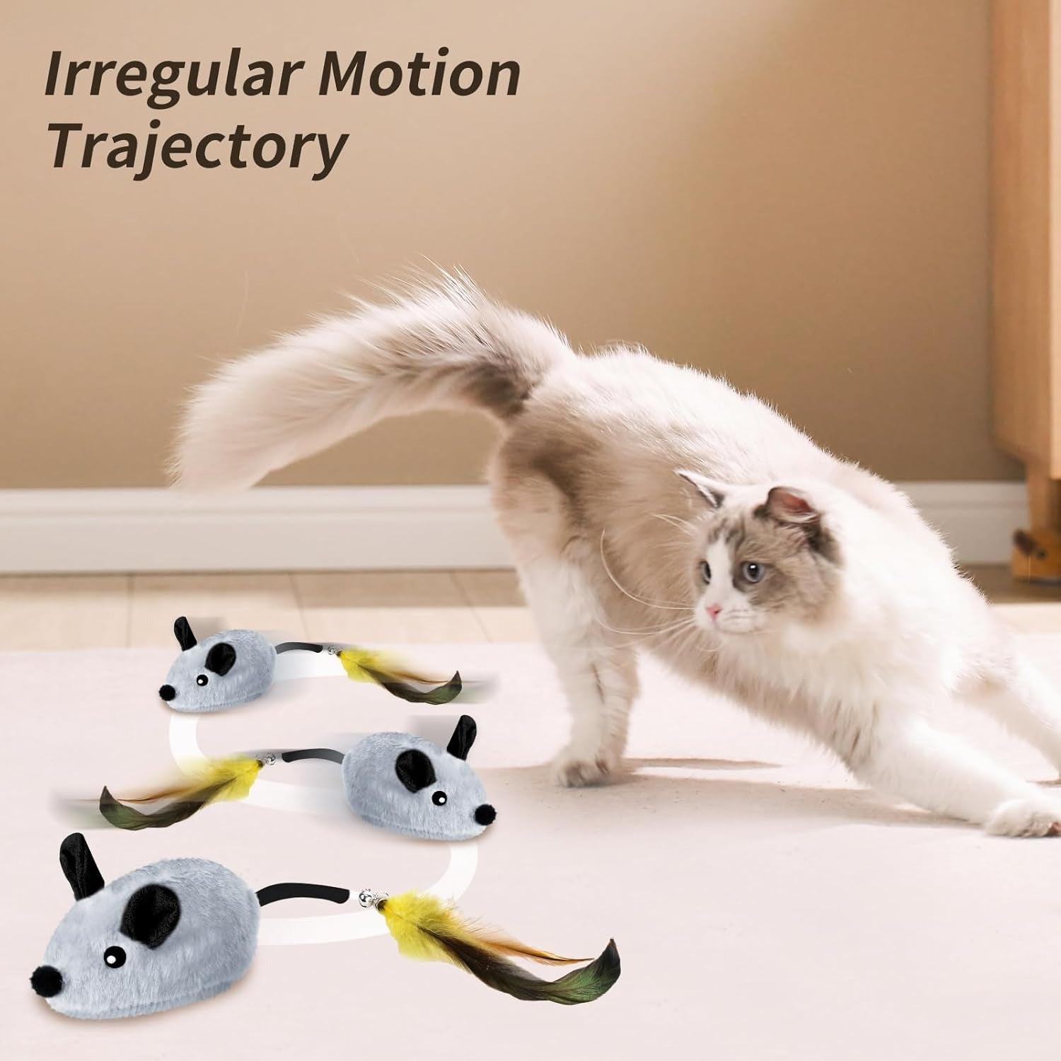 LED Cat Mouse Toy