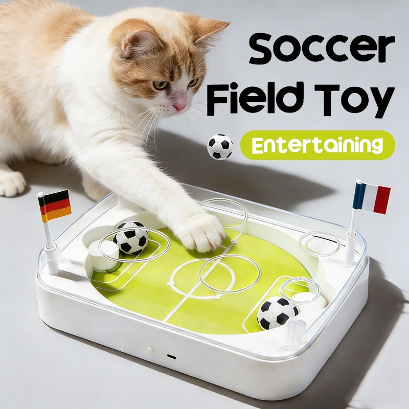 Cat Soccer Field Interactive Motion Cat Toy