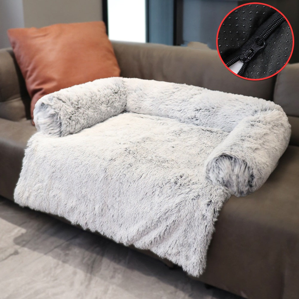 Removable Plush Pet Bed Mat