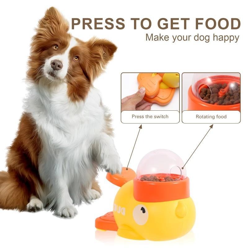 Duck Dog Puzzle Treat Dispenser Feeder