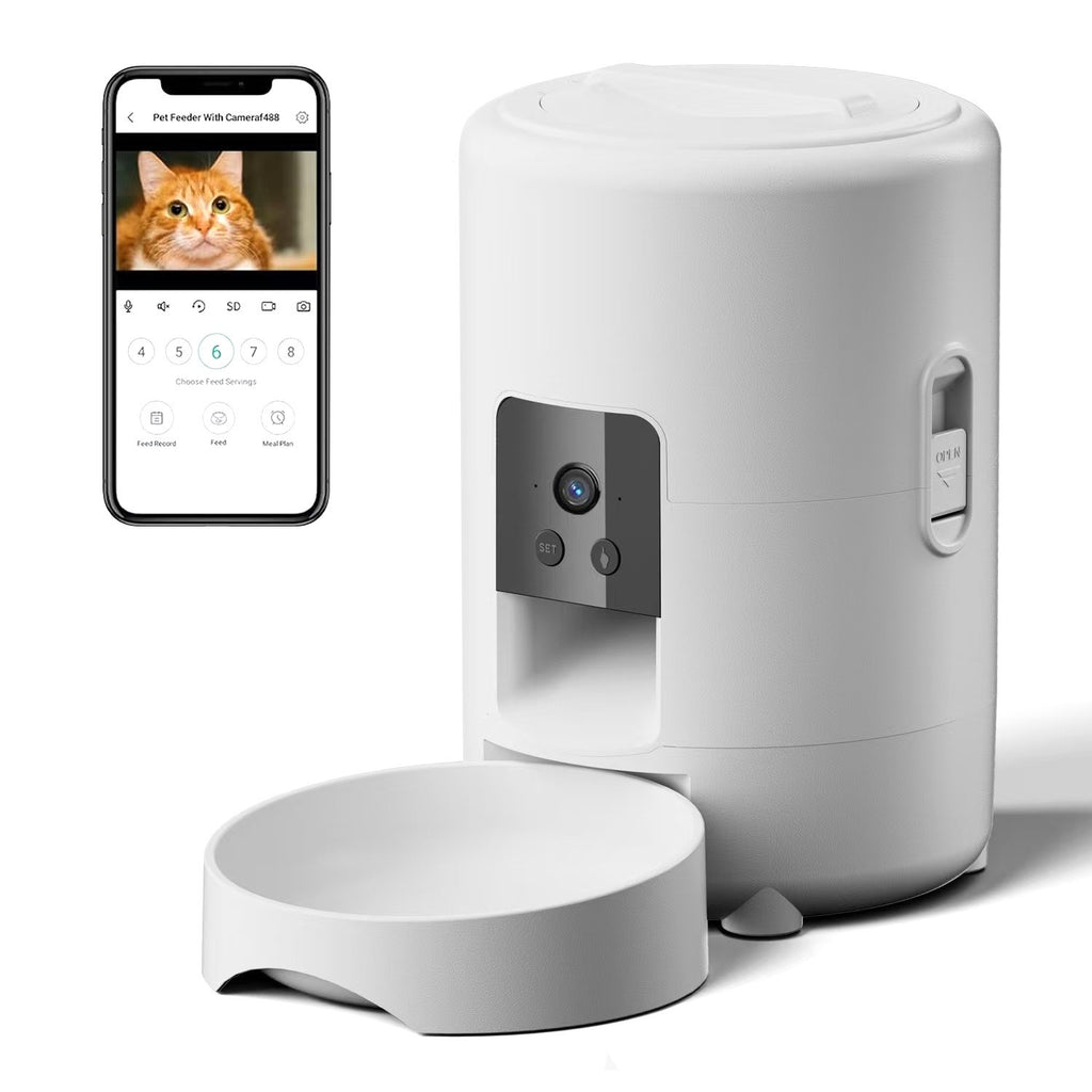 Pet Smart Feeder 2L with WiFi & Video