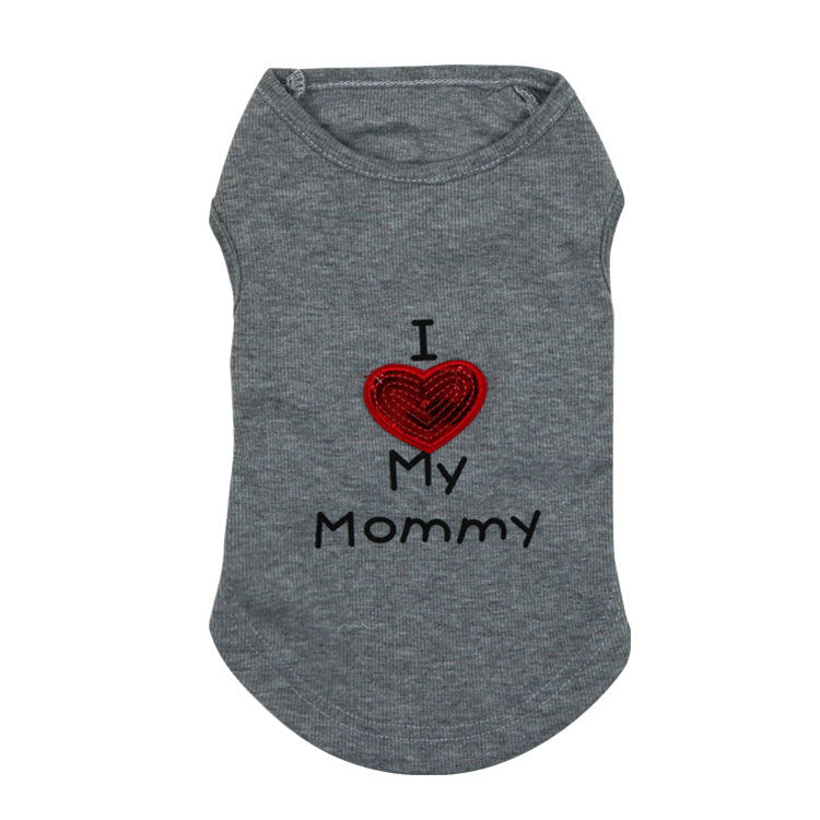 Threaded Pet Vest for Dogs - Daddy and Mommy Style