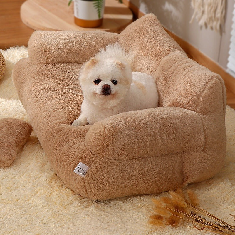 Flannel Warm Large Cat Sofa Pet Bed